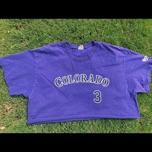 Colorado Rockies Cropped Tee